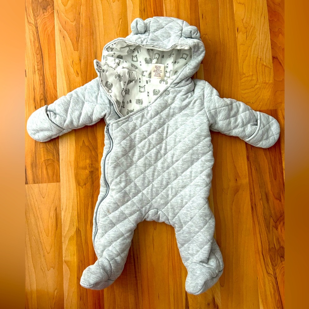 First Wish 3-6M Outdoor Cold Weather Onesie